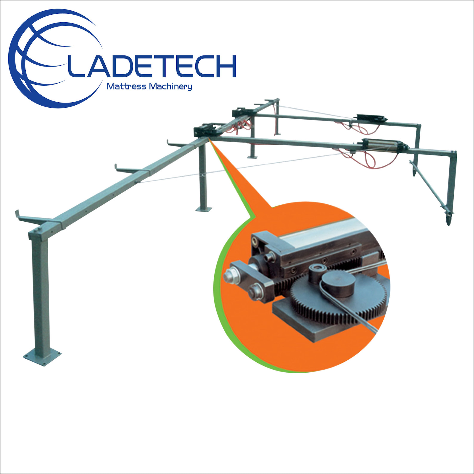 LDT-ZWM Pneumatic Wire Bending Machine - Ladetech Mattress Machine