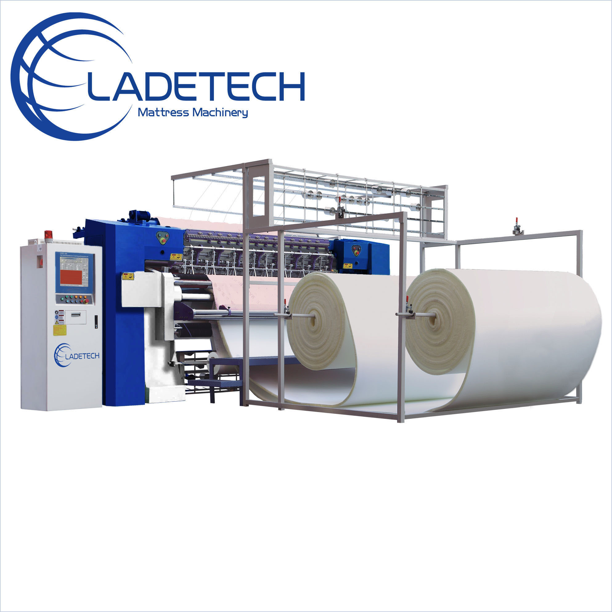 LDT-SJ High Speed Chain Stitch Multineedle Quilting Machine - Ladetech