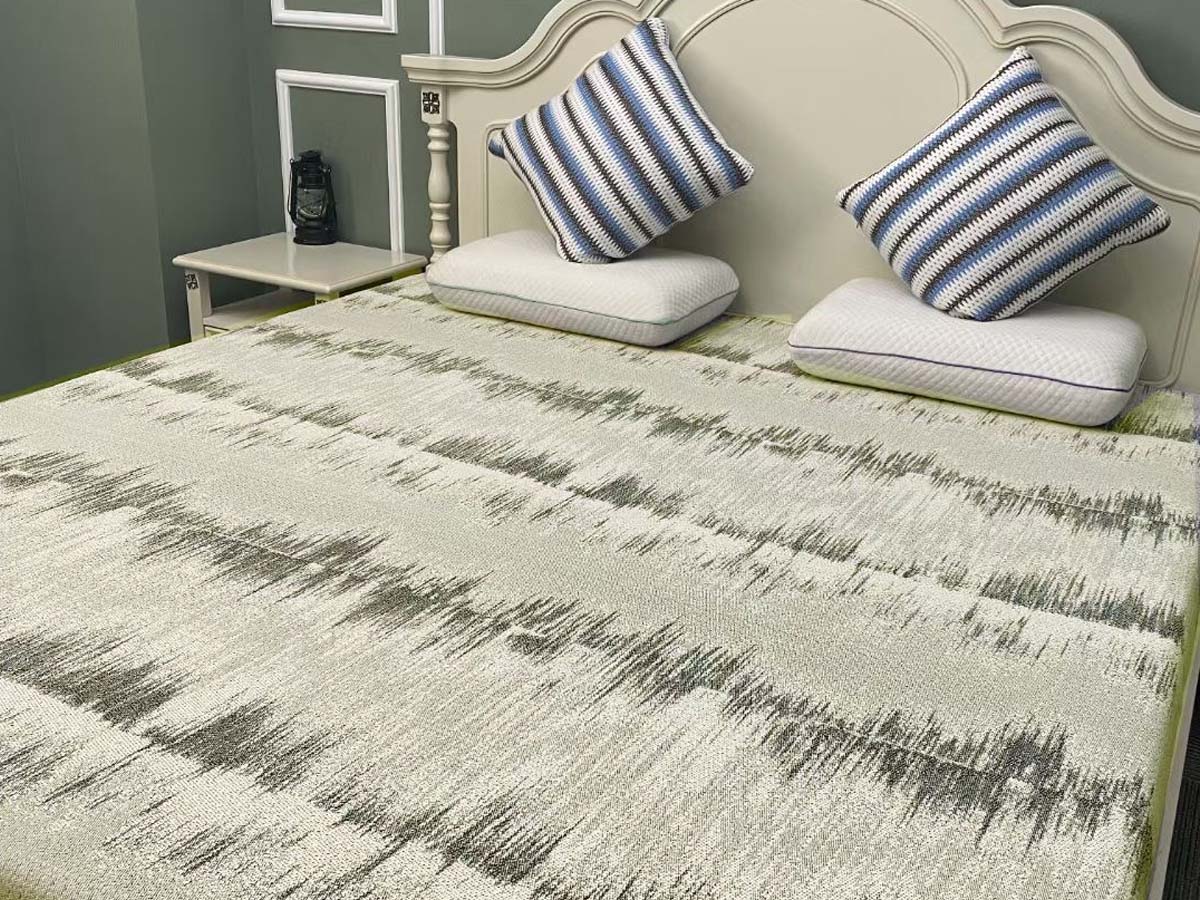 LDT-ZJB02 Mattress Polyester Ticking Knitted Fabric