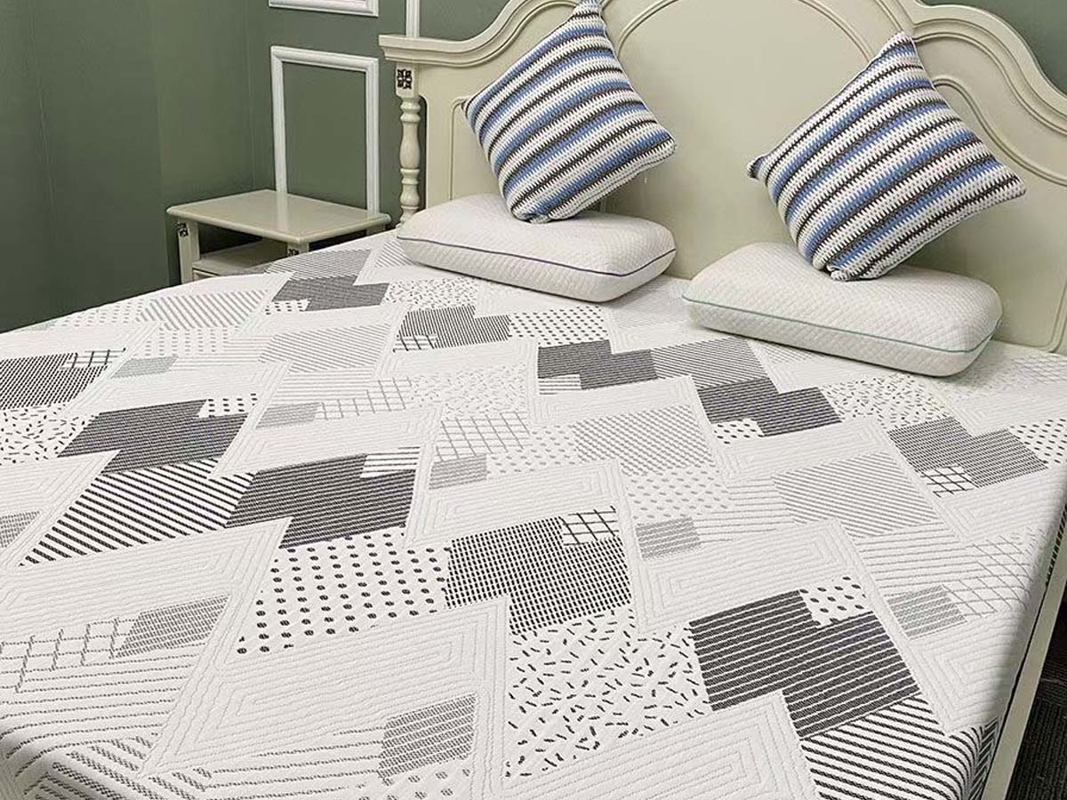 LDT-ZJB01 Mattress Polyester Ticking Knitted Fabric