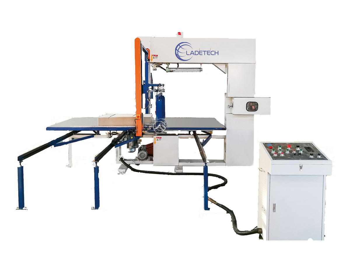 LDT-VC (BIG) Vertical Foam Cutting Machine - Ladetech Mattress Machine